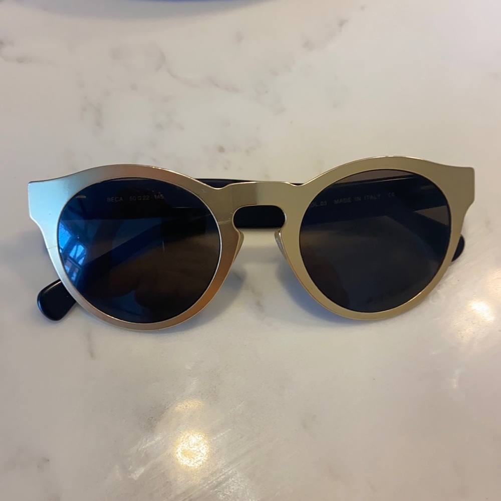 Illesteva Original Gold & Black Sunglasses